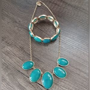 Necklace and earrings set